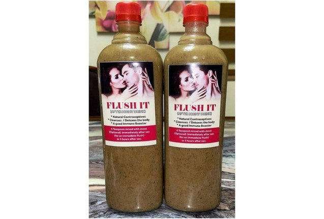 FLUSH IT DRINK (Herbal natural contraceptive)