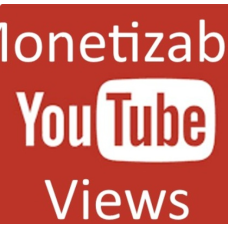 Youtube Monetizable Views | User selected countries 100% Real