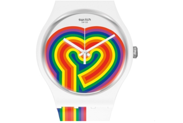 Swatch Beating Love Wristwatch