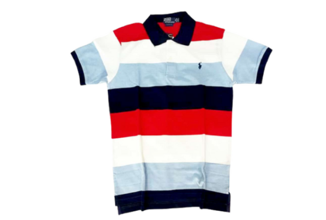 Ralph Lauren Multi-color Stripe Men's Polo Shirt