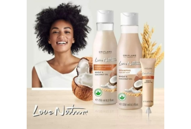 LOVE NATURE WHEAT AND COCONUT OIL SET