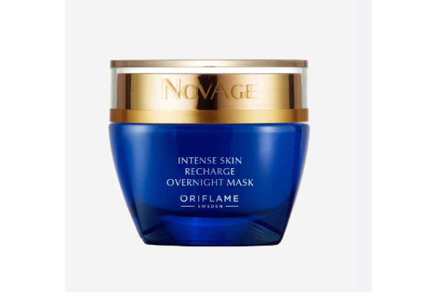 NovAge Intense Skin Recharge Overnight Mask.