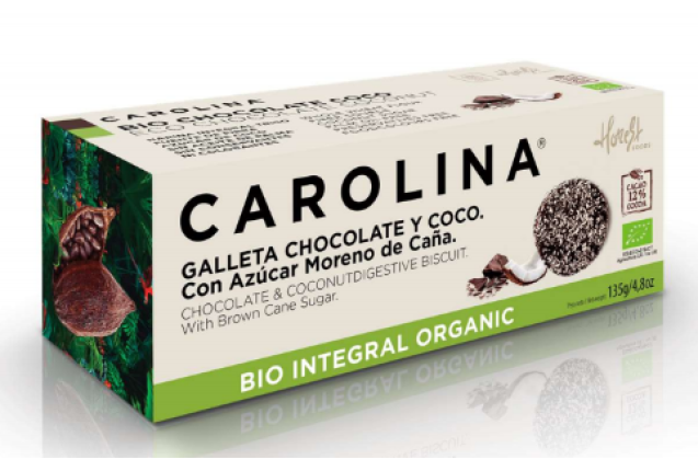 Bio Digestive with Chocolate & Coconut 135g x 12
