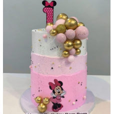 1st Minnie mouse cake