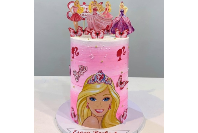 Barbie theme cakes