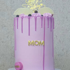 Lilac Birthday cake for mom