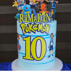 10th Pokemon kiddies cakes