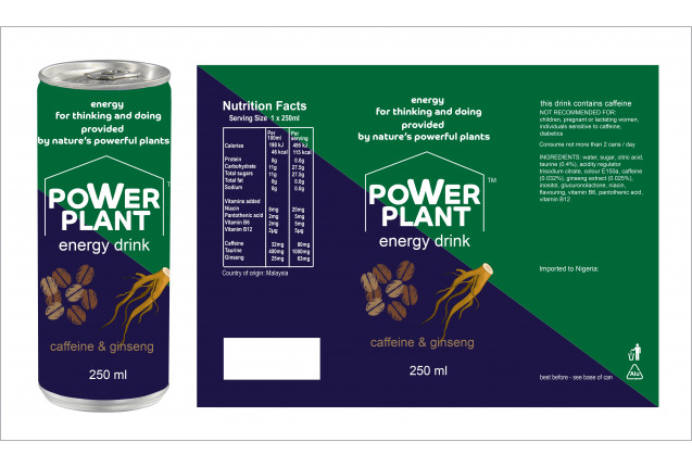 PowerPlant energy drink x 24