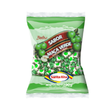 Chewable Candies Green Apple - 600g x 18