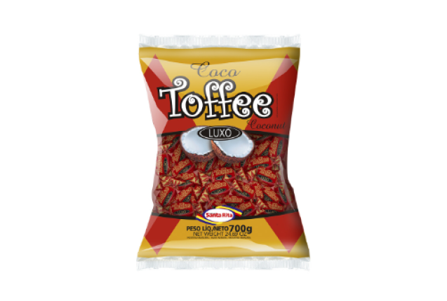 Chewable Candies TOFFEE coconut 600g x 18
