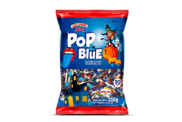 Lollipop - POP BLUE- 350g x 24