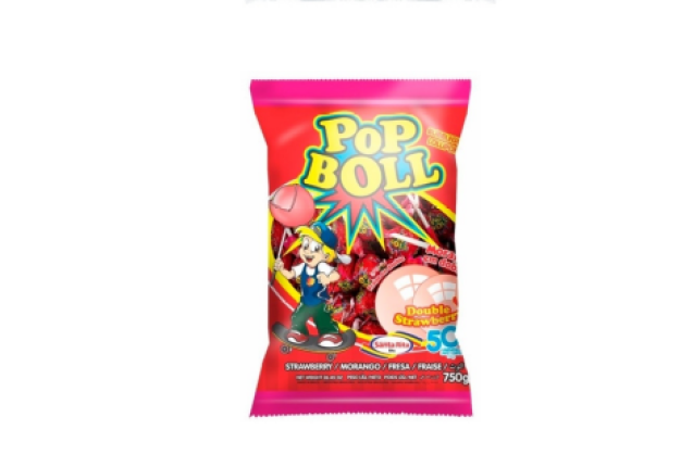 Lollipops POPBOOL DOUBLE FILLED WITH GUM 750g x 15