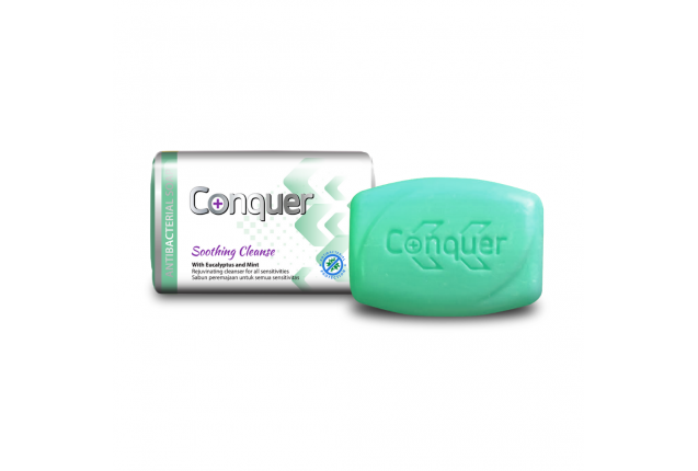 Conquer Antibacterial Soap Soothing Cleanse x 72