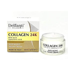 Delfanti Milano Collagen 24k with Pure Hyaluronic acid Anti-aging Night Cre