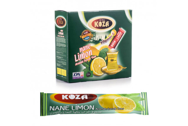 Single Use Mint Lemon Flavored Powder Drink x 50