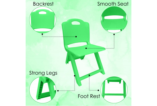 Sunbaby Foldable Baby Chair(SB-CH-04-GREEN)