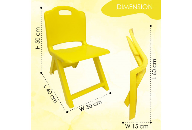 Sunbaby Foldable Baby Chair(SB-CH-04-YELLOW)