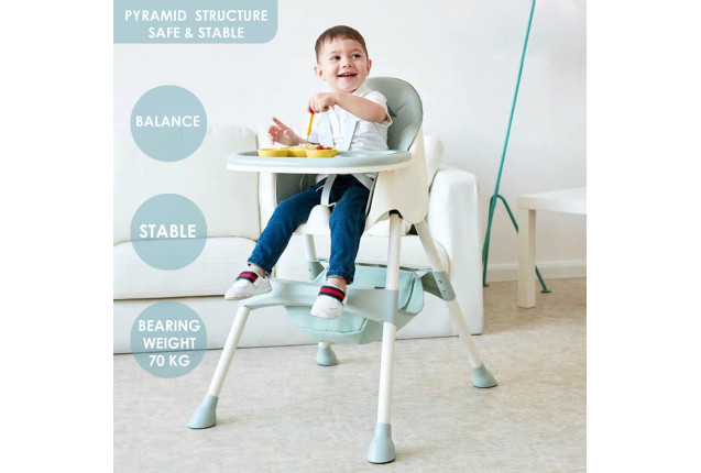 Sunbaby Mealtime Baby High Chair (SB-4440-GREEN)