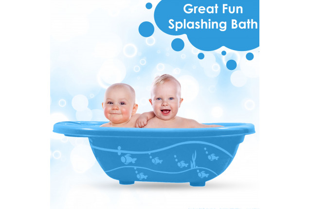 Sunbaby Baby Anti Slip Plastic Bathtub(SB-JF-14-B)