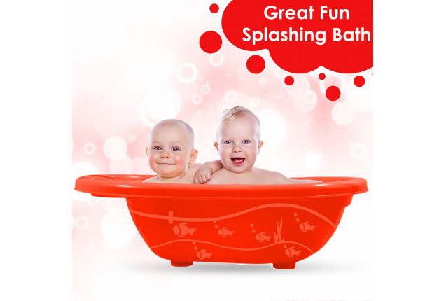 Sunbaby Baby Anti Slip Plastic Bathtub(SB-JF-14-R)