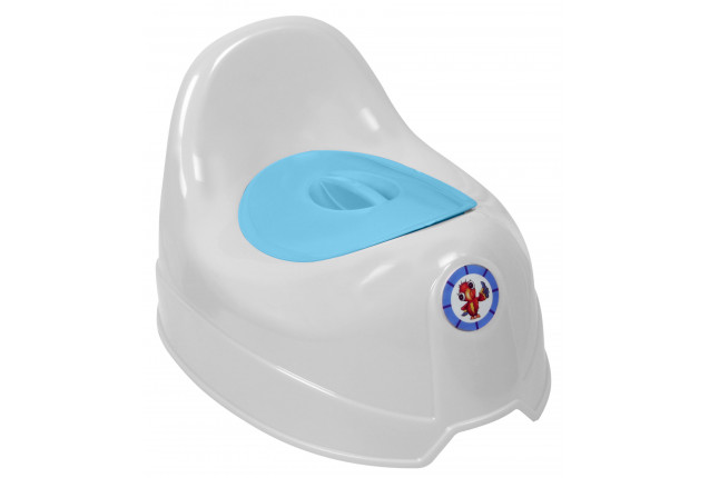 Sunbaby Potty Toilet Trainer Seat(SB-PT-05-WHT-BL)