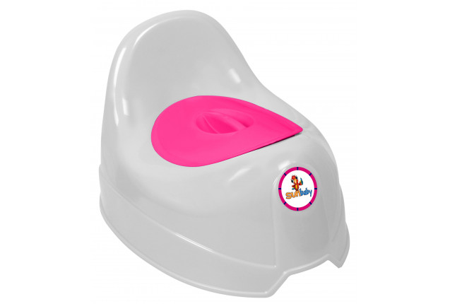 Sunbaby Potty Toilet Trainer Seat(SB-PT-05-WHT-PK)