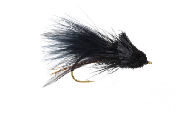 BLACK DEER HAIR DIVER x 12