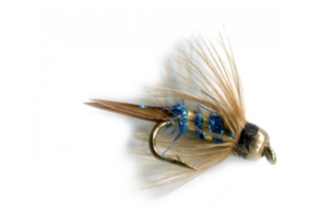 BEAD HEAD PRINCE NYMPH DREAM CAST BLUE x 12