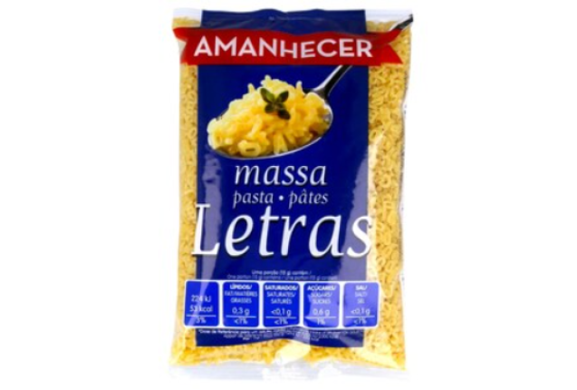 Amanhecer Alphabet Pasta 250g x 36 1