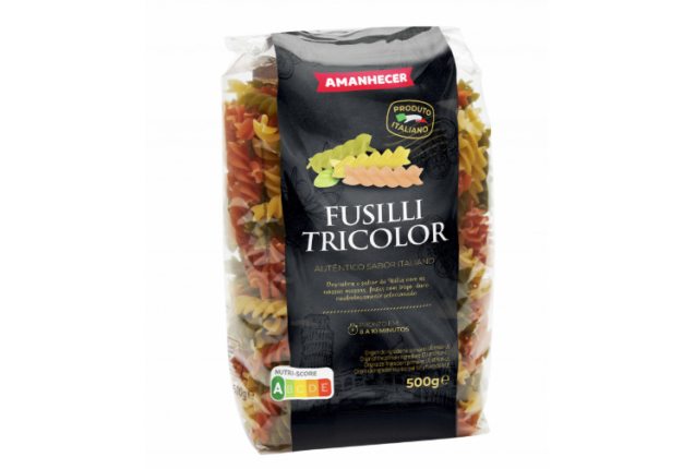 Amanhecer Tricolore Fusilli Pasta 500g x 12