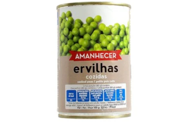 Amanhecer Peas 420g x 12