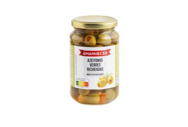 Amanhecer Green Stuffed Olives 200g x 12