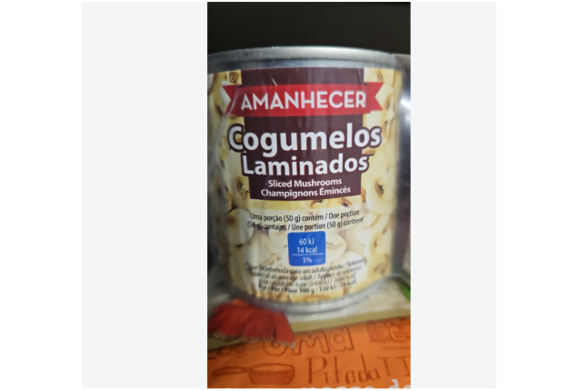 Amanhecer Laminated Mushrooms 185g x 12