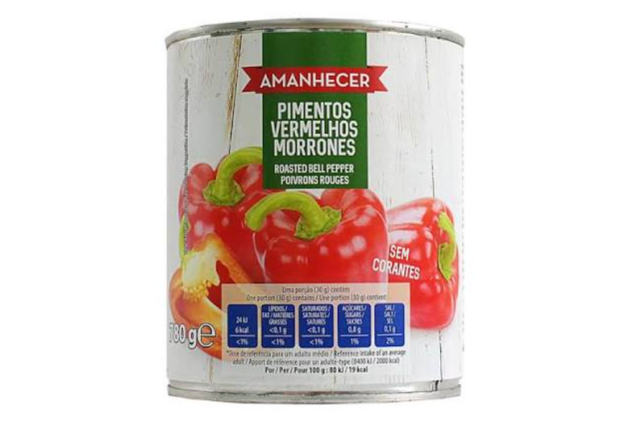 Amanhecer Morron Pepper 780g x 12