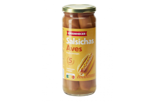 Amanhecer Poultry Sausage – 5 Pieces of Delicious Flavor x 6