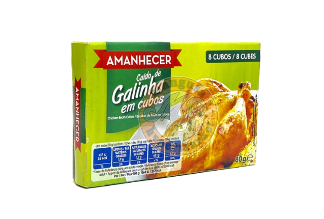 Amanhecer Vegetable Broth Cubes – 12 Cubes for Delicious, Flavorful Meals x 24