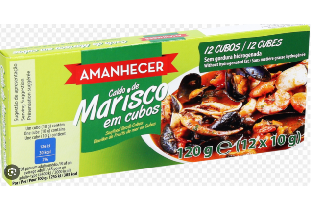 Amanhecer Seafood Broth Cubes – Rich Seafood Flavour in Every Dish x 24