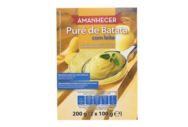 Amanhecer Instant Mashed Potatoes with Milk 200g x 24