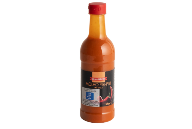 Amanhecer Piri-Piri Sauce 195ml – Authentic Portuguese Hot Chilli Sauce x 12
