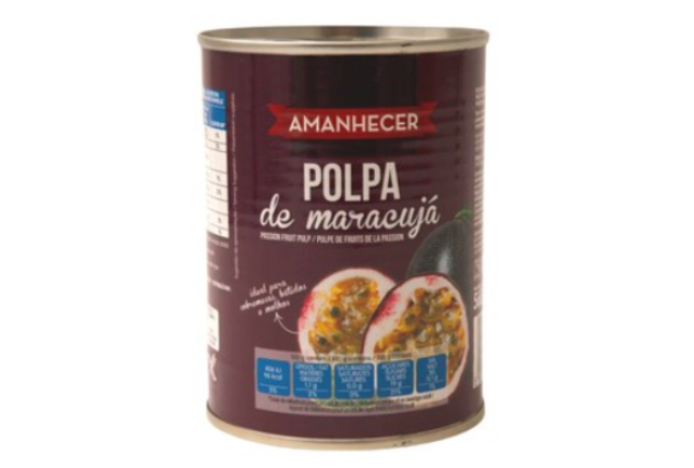 Amanhecer Passion Fruit Puree 450g – Premium Tropical Fruit Puree x 12