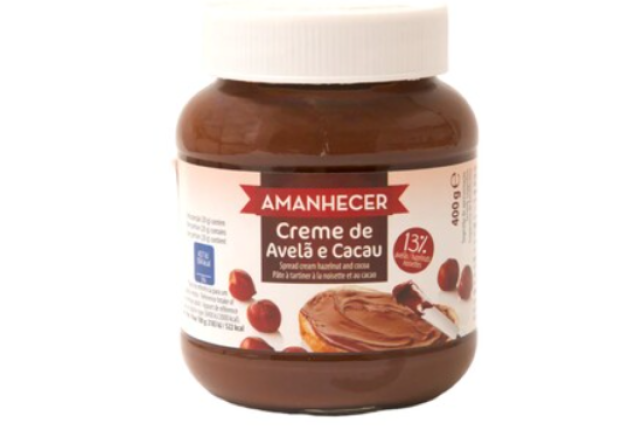 Amanhecer Hazelnut Spread 400g – Delicious Creamy Chocolate & Hazelnut Spread x 12