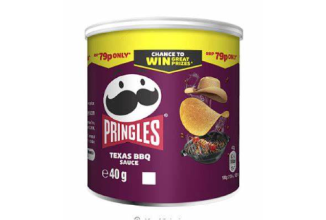 PRINGLES Potato Crisps (Canister) - Spicy Texas BBQ - Cheesy Cheese- moq, container load - 97gm x 12