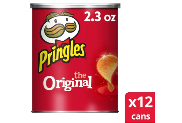 PRINGLES Potato Crisps (Canister) - Original- moq, container load - 134gm x 12