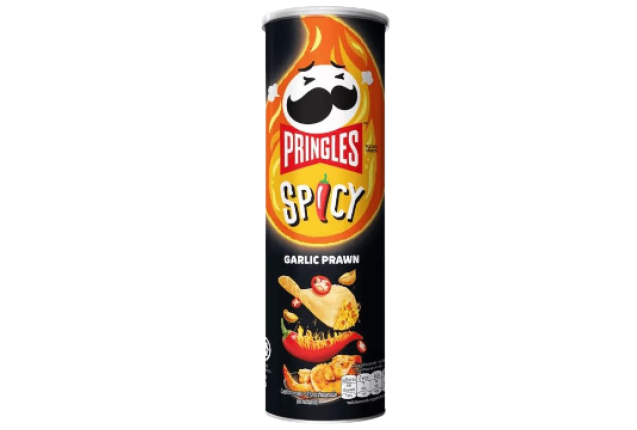 PRINGLES Potato Crisps (Canister) - Spicy Garlic Prawn- moq, container load - 97gm x 12