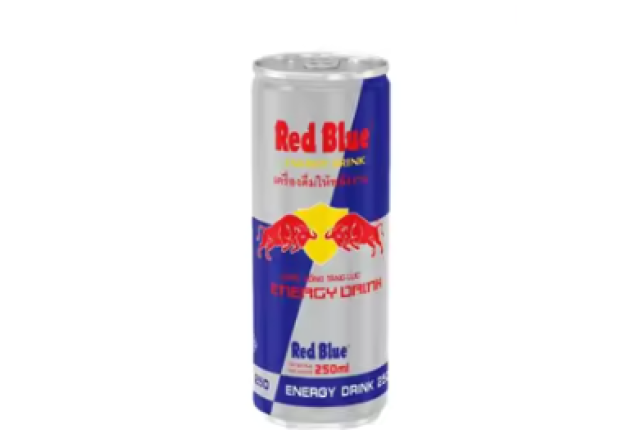 Red Blue Carbonated energy drink - 250ml- per carton