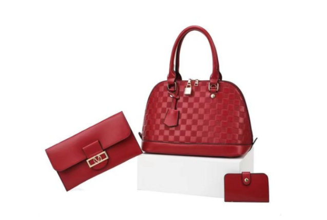 3pcs Leather Female Handbag