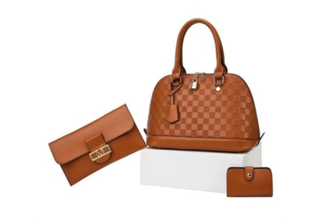 3pcs Leather Female Handbag