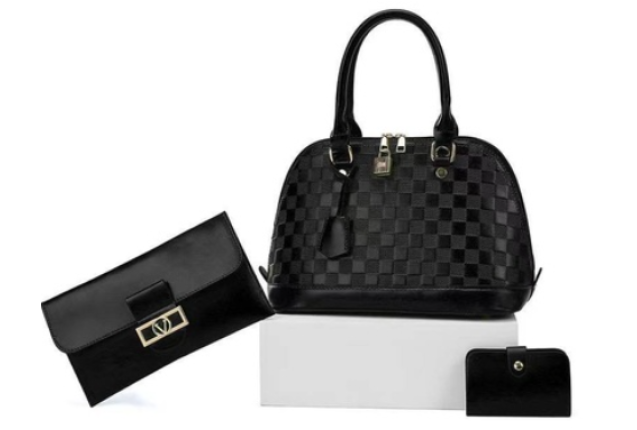 3pcs Leather Female Handbag