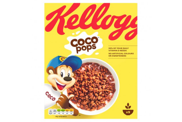 KELLOGG'S COCO POPS MONO CARTON 450G x 10