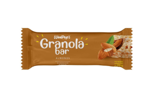 WeePops Almond Granola Bar - 20g